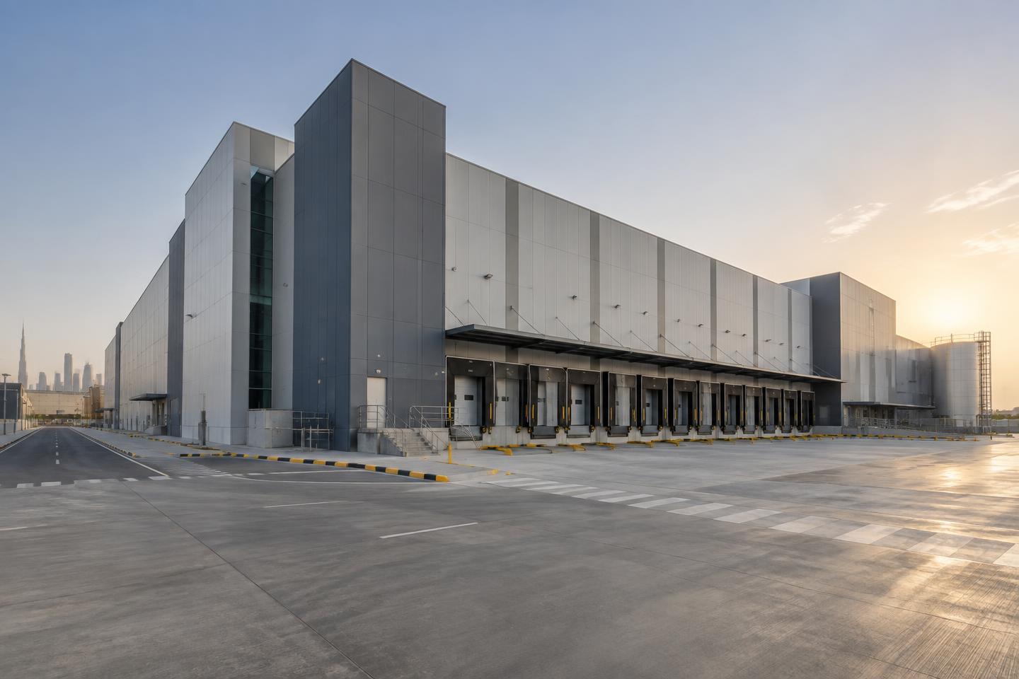 Industrial warehouse complex